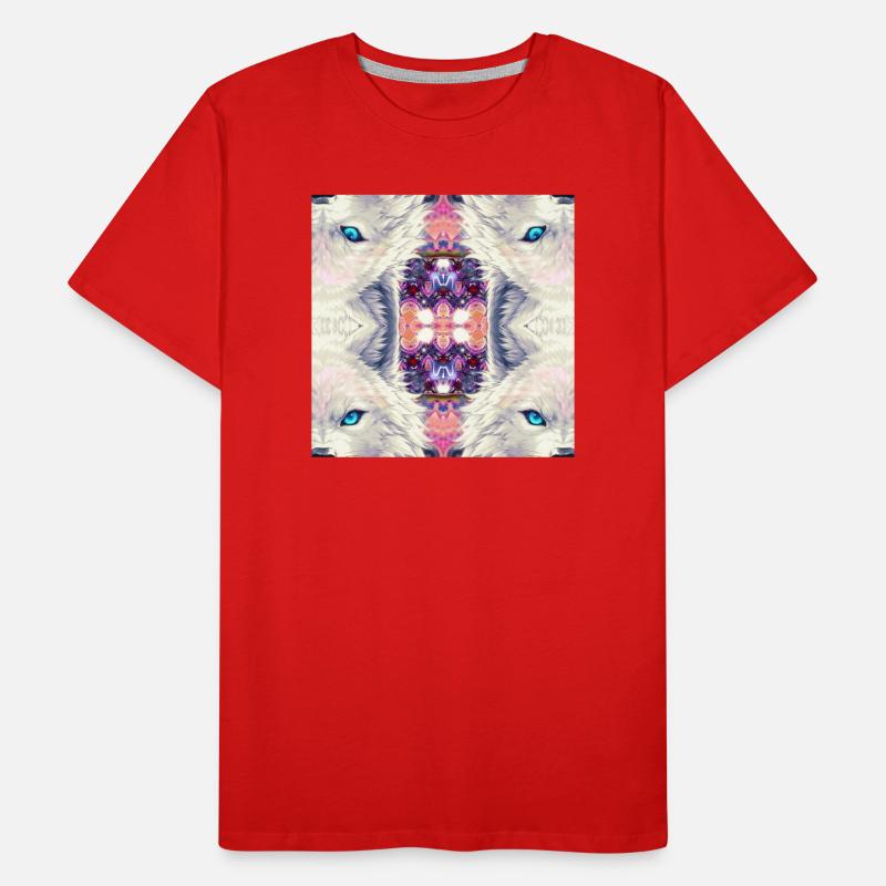Polarwölfe Kaleidoskop Männer Premium Bio T-Shirt