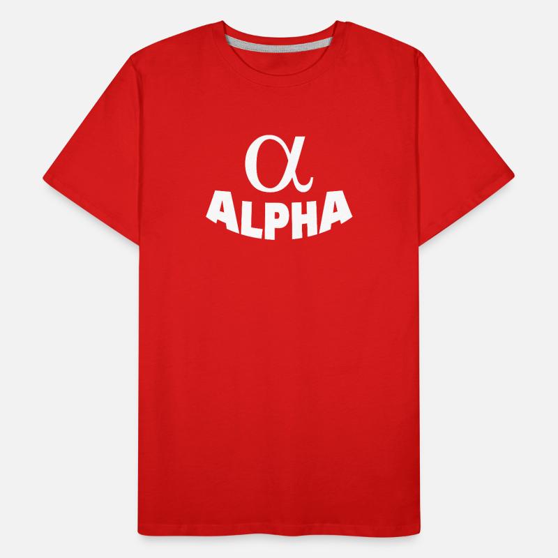 Alpha Men's Premium Organic T-Shirt