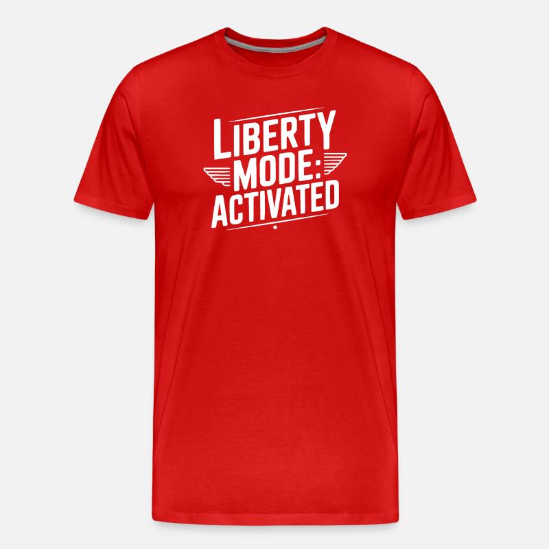 Mode Liberté : Activé - T-shirt bio Premium Homme - rouge