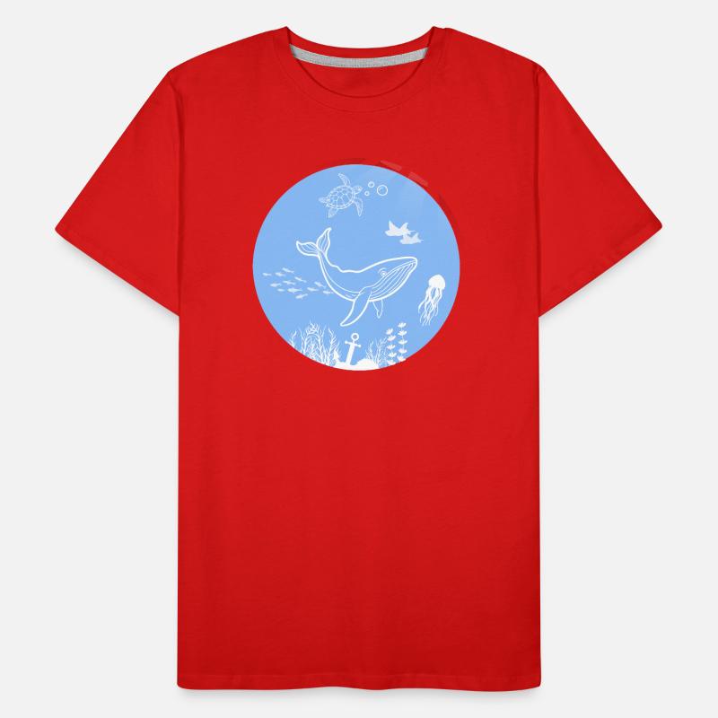underwater world Men's Premium Organic T-Shirt