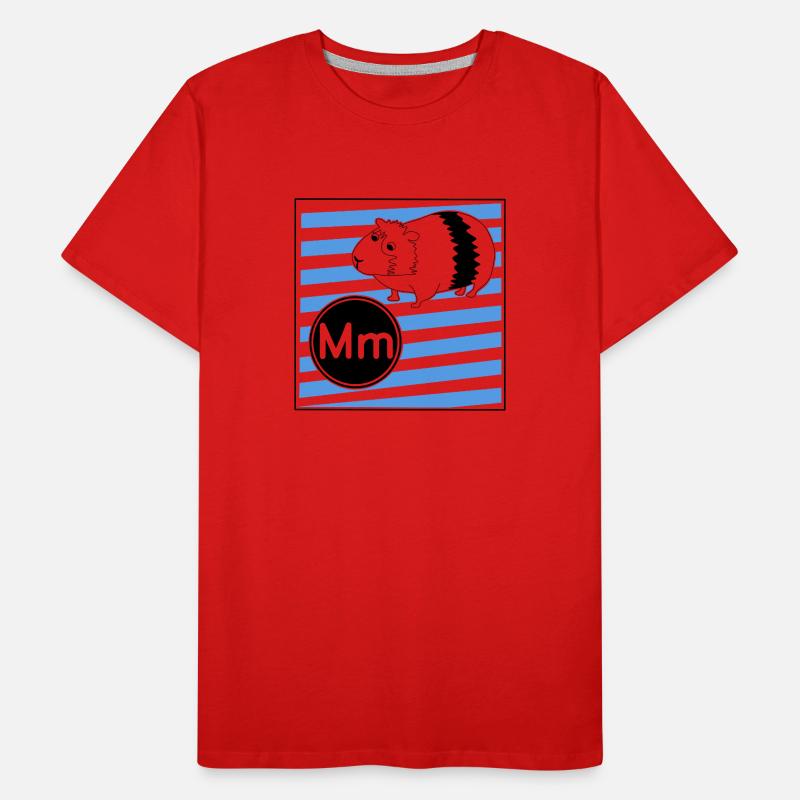 M pour cochon d’Inde T-shirt bio Premium Homme