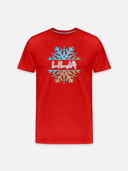 Lilja Lilja - Men's Premium Organic T-Shirt - red