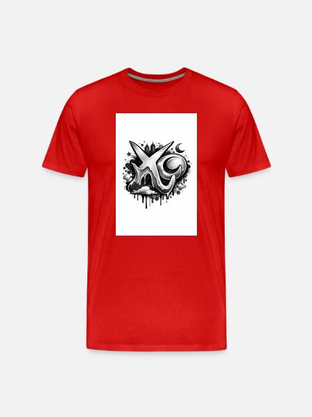 XO - T-shirt bio Premium Homme - rouge