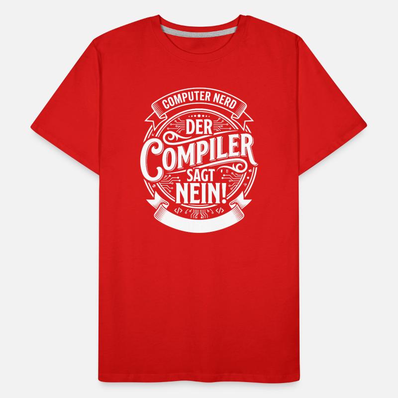 The compiler says no Men's Premium Organic T-Shirt