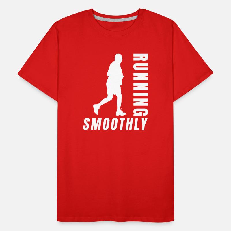 Marathon Runner Running Smoothly Running Männer Premium Bio T-Shirt