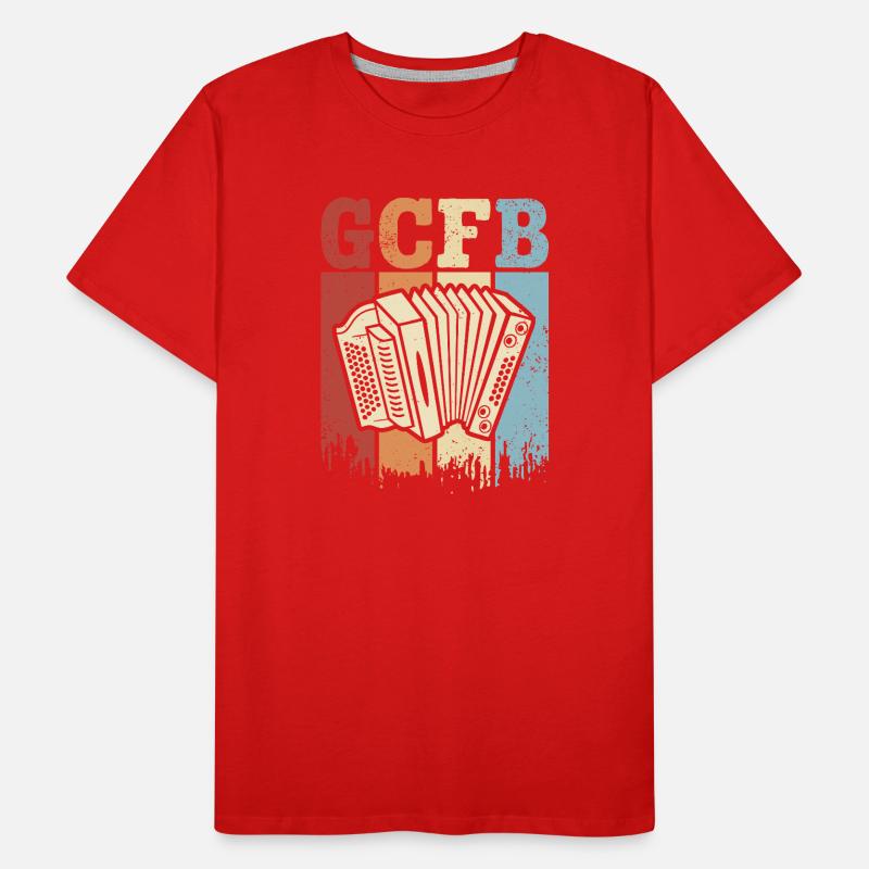 Accordéon Styrian GCFB Squeezebox T-shirt bio Premium Homme