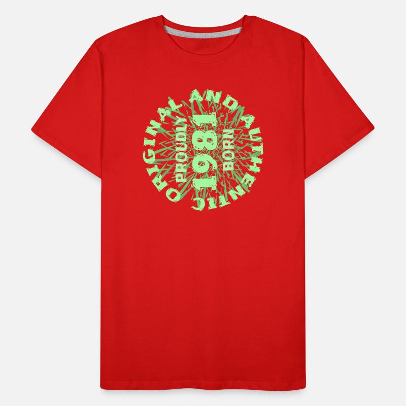 Freizeit 1981 Männer Premium Bio T-Shirt