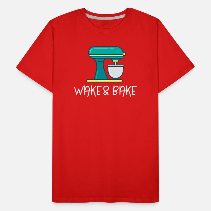 Wake And Bake Men's Premium Organic T-Shirt