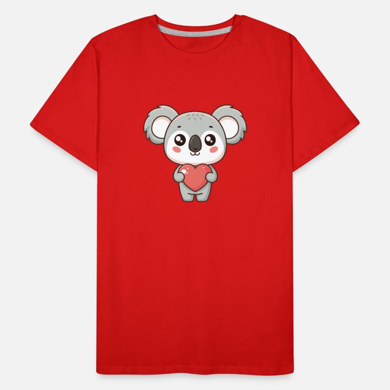 Koala-Liebling Männer Premium Bio T-Shirt