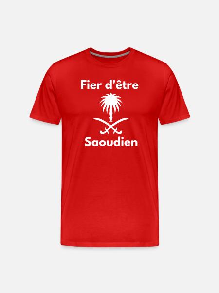 Proud to be Saudi - Men's Premium Organic T-Shirt - red
