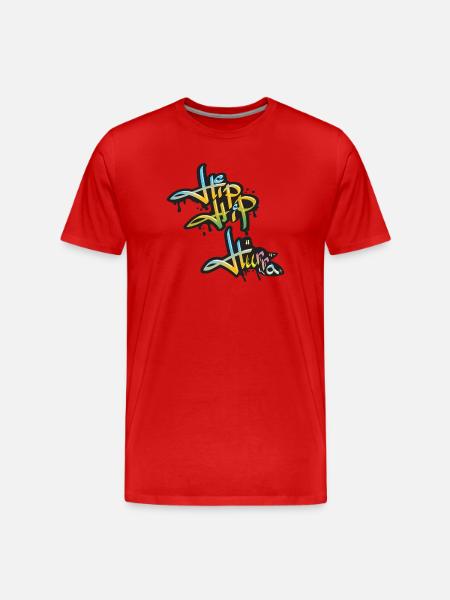 Hip Hip Hooray - T-shirt bio Premium Homme - rouge