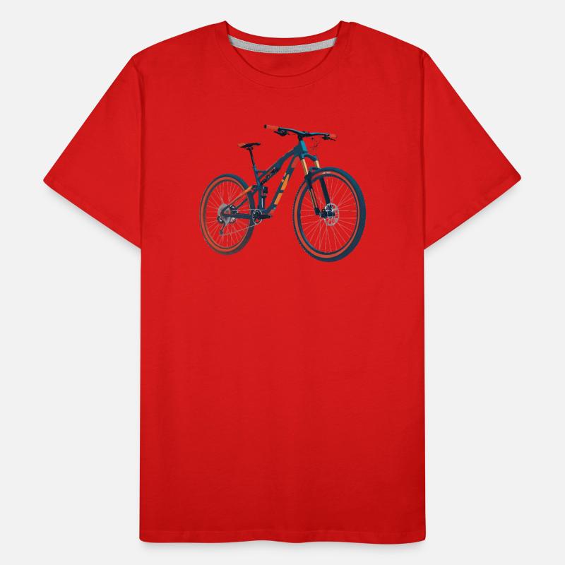 VTT entièrement T-shirt bio Premium Homme