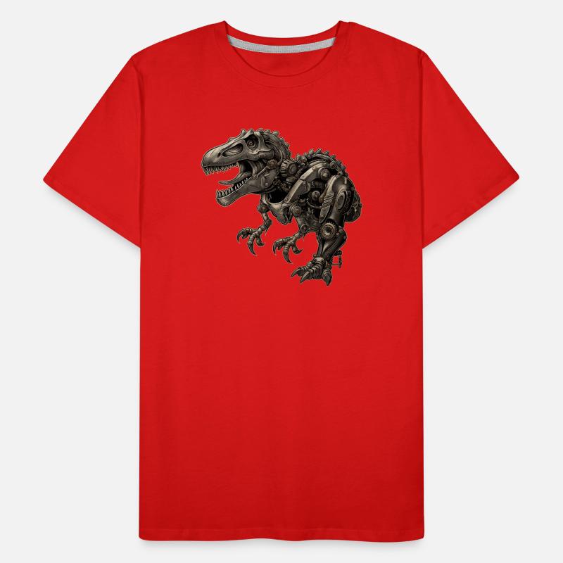 Mechanical dinosaur – T-Rex robot Men's Premium Organic T-Shirt