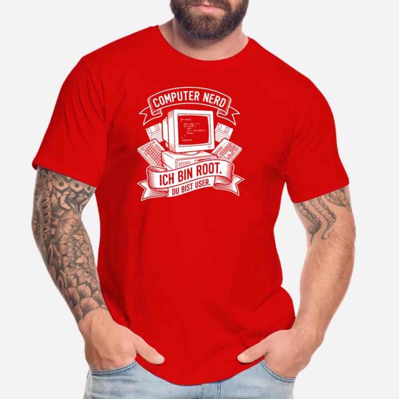 Ich bin Root Computer Nerd Männer Premium Bio T-Shirt