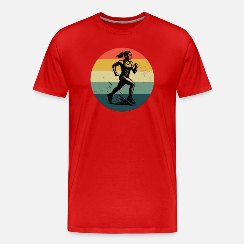 Conception compacte pour la course automobile - T-shirt bio Premium Homme - rouge