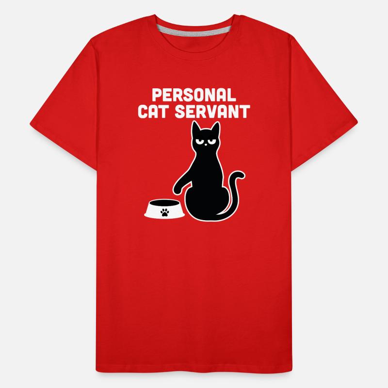 Personal Cat Servant Men's Premium Organic T-Shirt