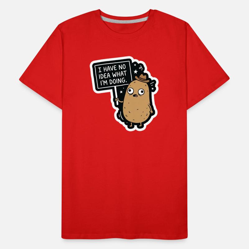 Je n’ai aucune idée de ce que je fais – Kar confus T-shirt bio Premium Homme
