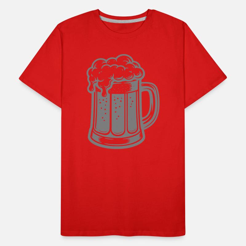 Pierre de bière T-shirt bio Premium Homme