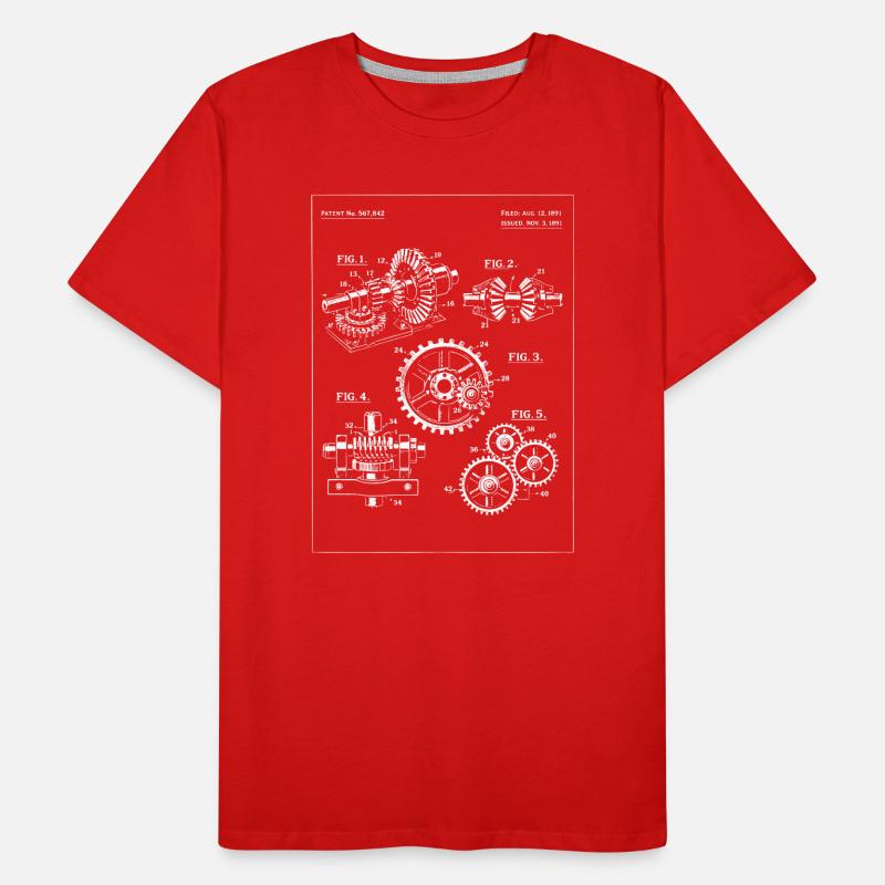 Plan d’équipement vintage T-shirt bio Premium Homme