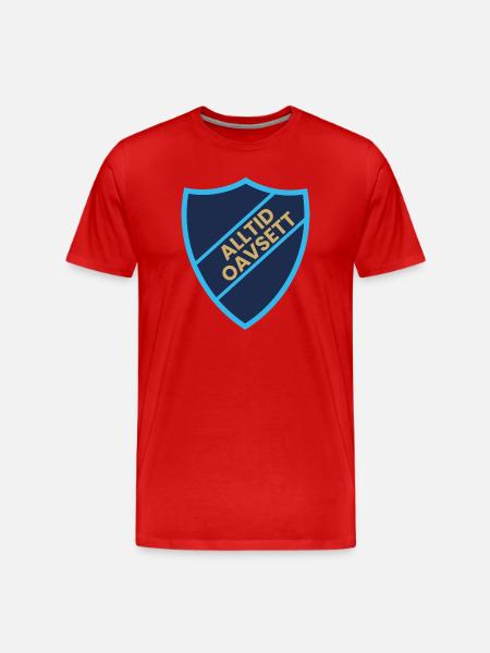 Always Regardless of Shield Design - Men's Premium Organic T-Shirt - red