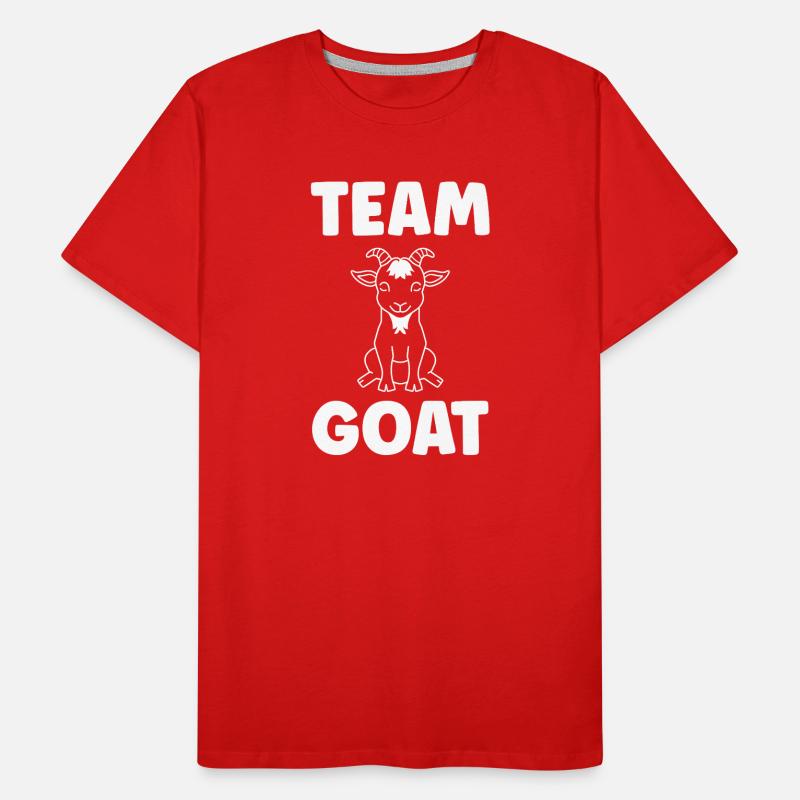Team GOAT Chèvre Logo Men's Premium Organic T-Shirt