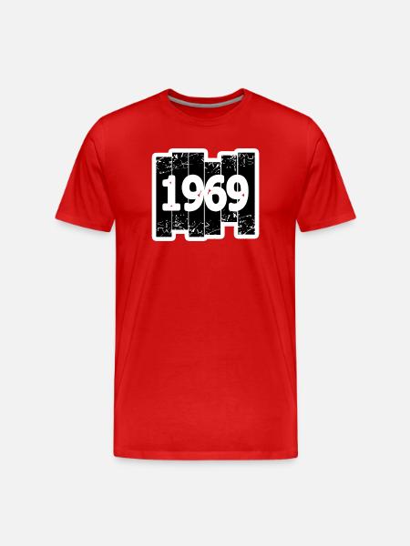1969 - Men's Premium Organic T-Shirt - red