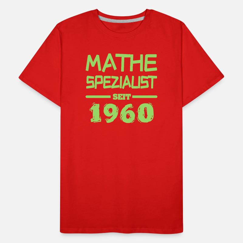 Math 1960 T-shirt bio Premium Homme