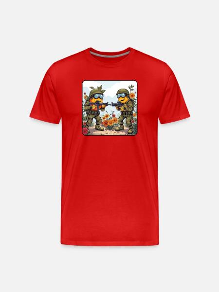 Blossom Fight Duo - T-shirt bio Premium Homme - rouge