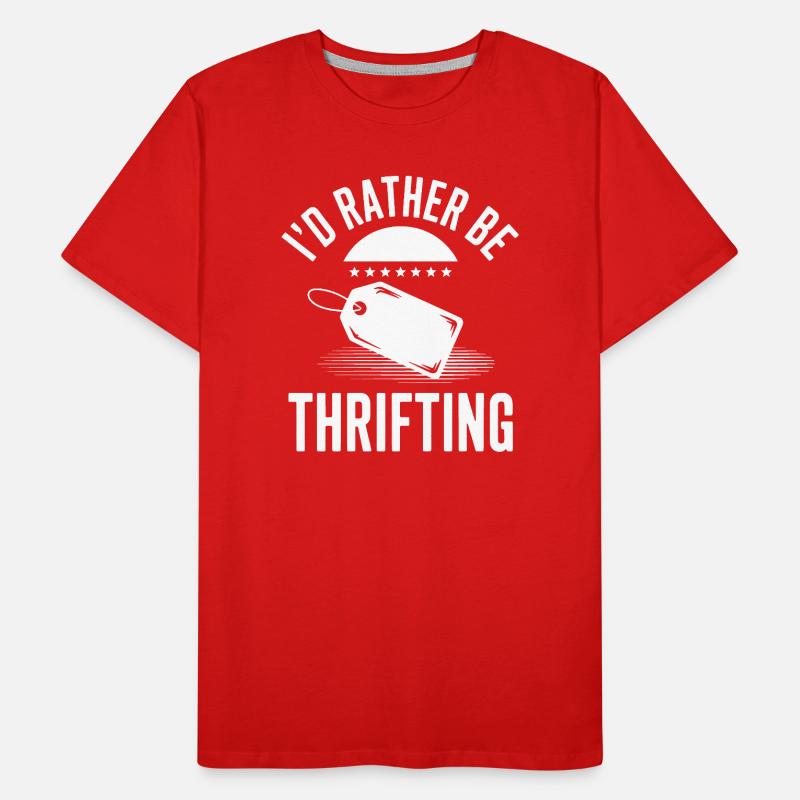 I'd Rather Be Thrifting Men's Premium Organic T-Shirt