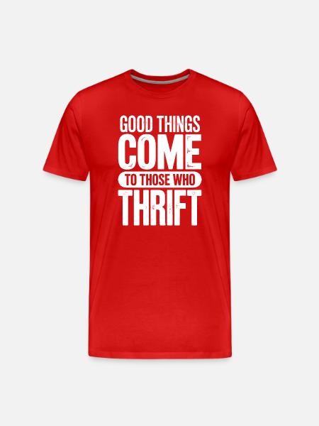Choses D’Occasion Chic - T-shirt bio Premium Homme - rouge