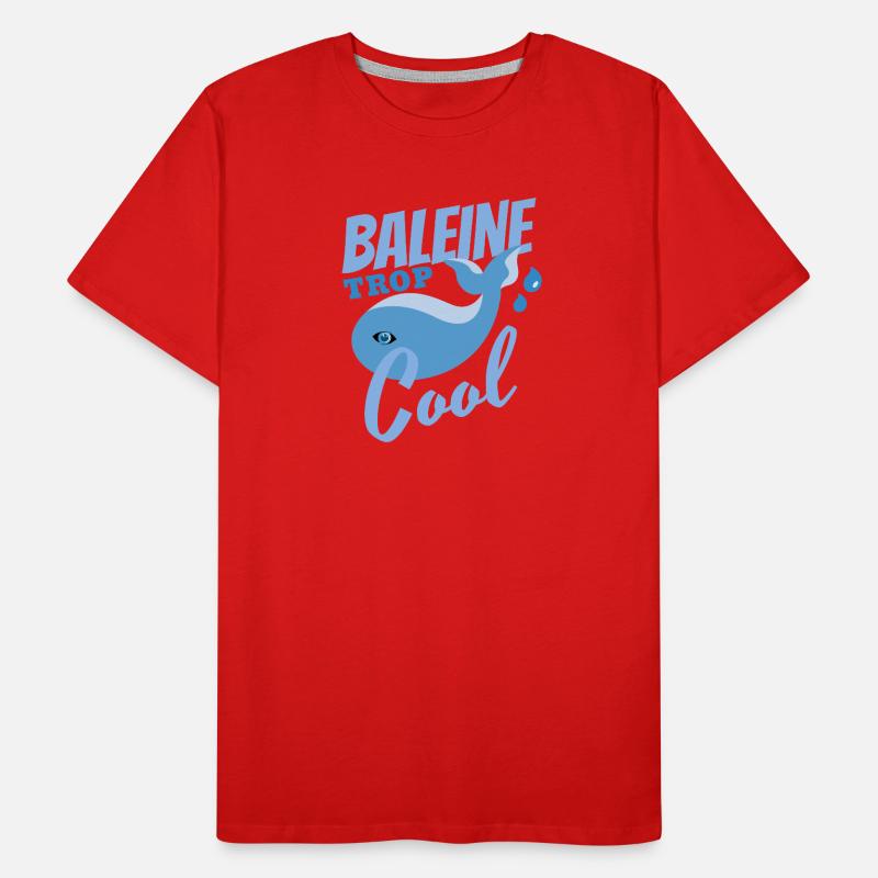 Baleine trop cool T-shirt bio Premium Homme