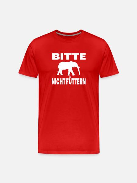 Elephant - Men's Premium Organic T-Shirt - red