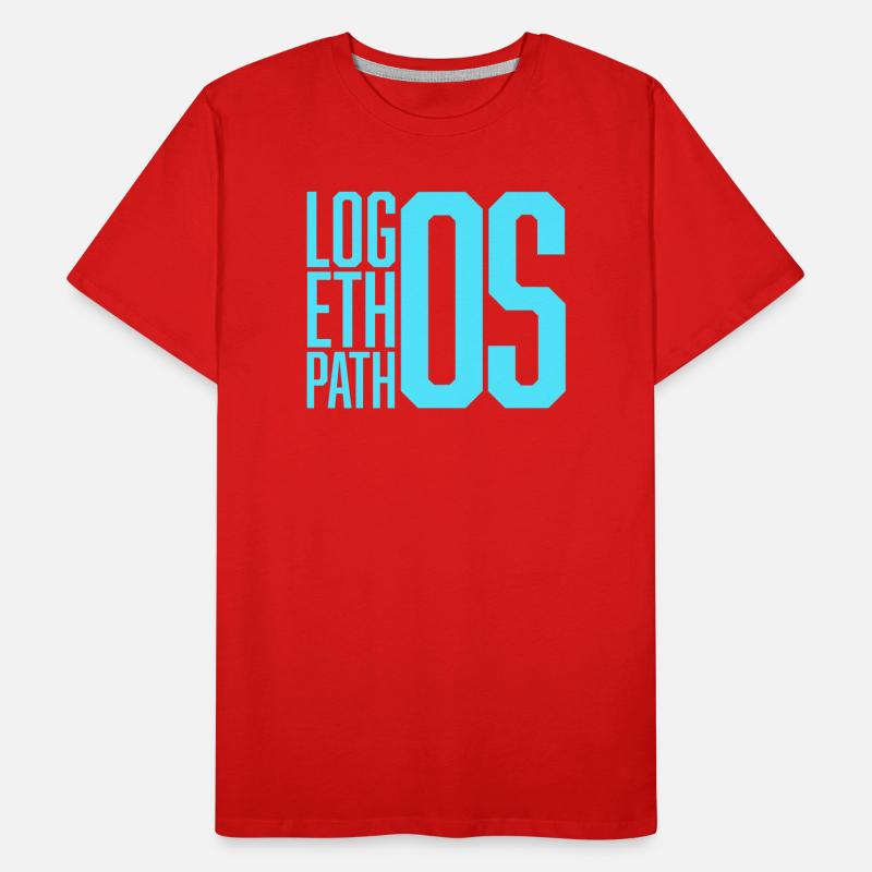 Logos Ethos Pathos Rhetoric Philosophy Student Men's Premium Organic T-Shirt