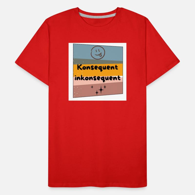 Contraste de couleur constamment incohérent T-shirt bio Premium Homme