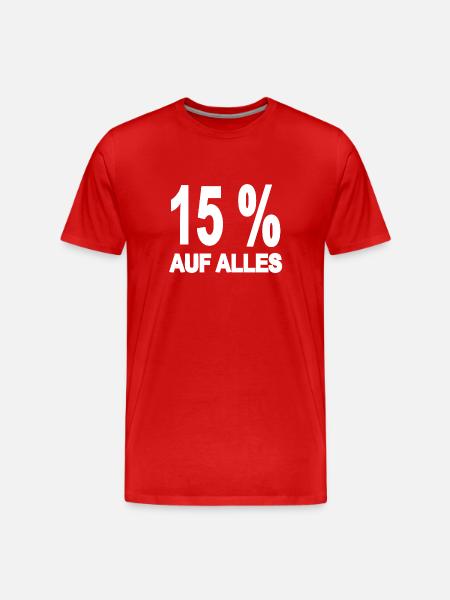 Rabais - T-shirt bio Premium Homme - rouge
