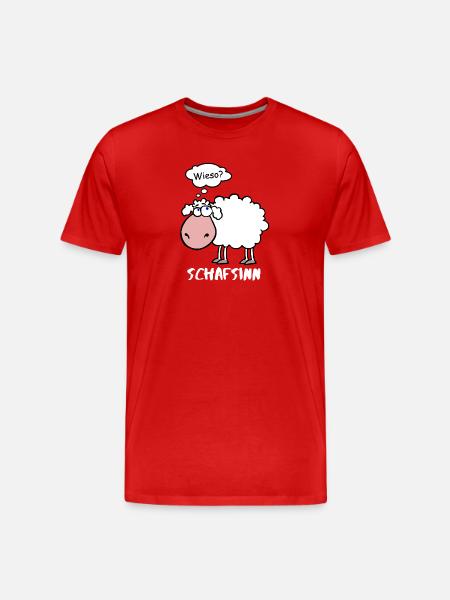 Sens mouton - T-shirt bio Premium Homme - rouge