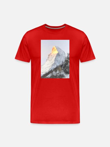 Cervin 2 - T-shirt bio Premium Homme - rouge