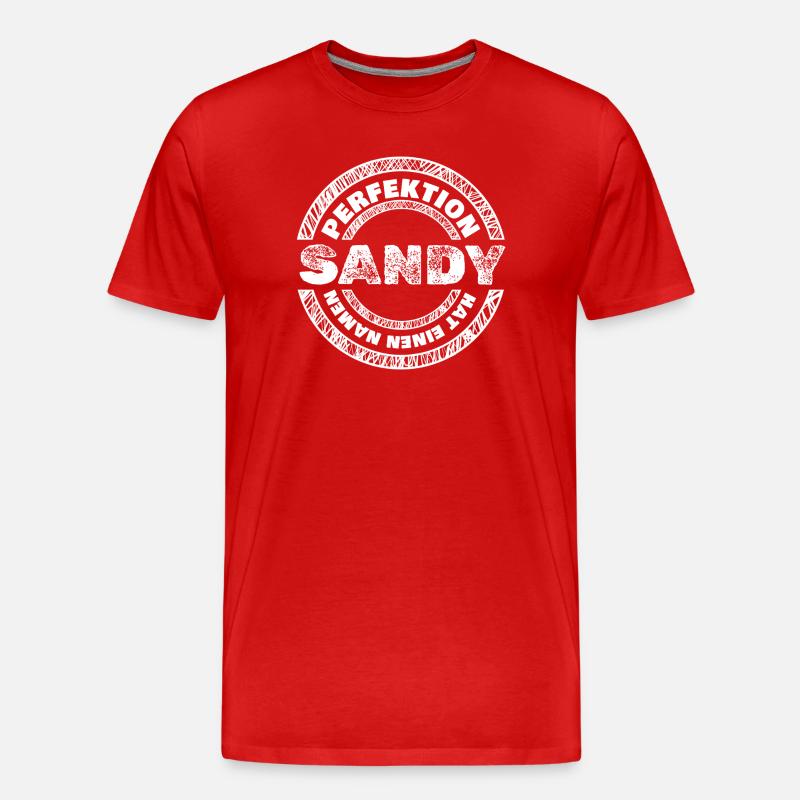 Sandy Sandy - T-shirt bio Premium Homme - rouge