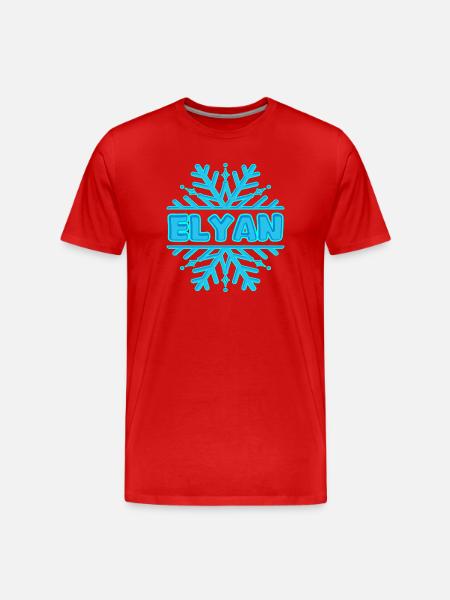 Elyan - T-shirt bio Premium Homme - rouge