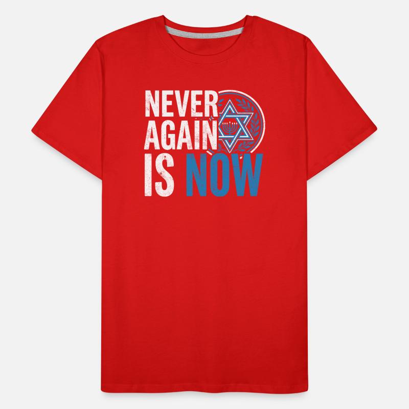 Mémoire de l’Holocauste avec l’étoile de David T-shirt bio Premium Homme