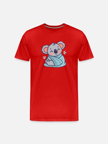 Koala Doux au Dodo - T-shirt bio Premium Homme - rouge