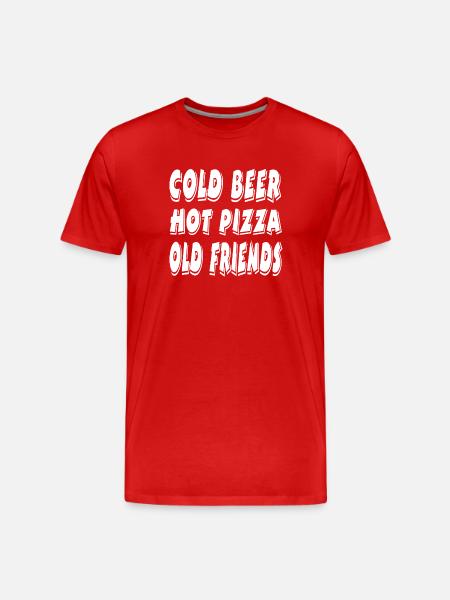 Bière - T-shirt bio Premium Homme - rouge