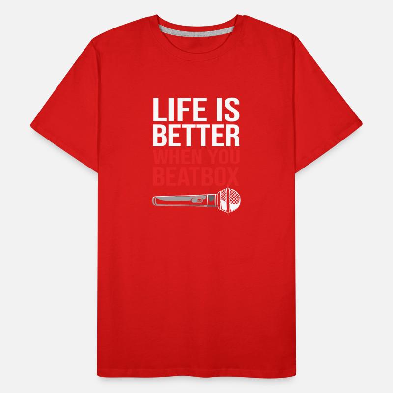 Boîte à rythmes T-shirt bio Premium Homme