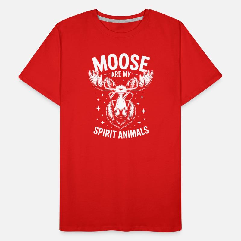 Elch Sprüche Elche Lustiges Elch Geschenk Männer Premium Bio T-Shirt