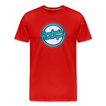 Breakpoint Motorsport - Men's Premium Organic T-Shirt - red - Front - Damien (186cm)