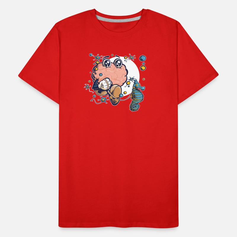 Brain & Hippocampus Men's Premium Organic T-Shirt