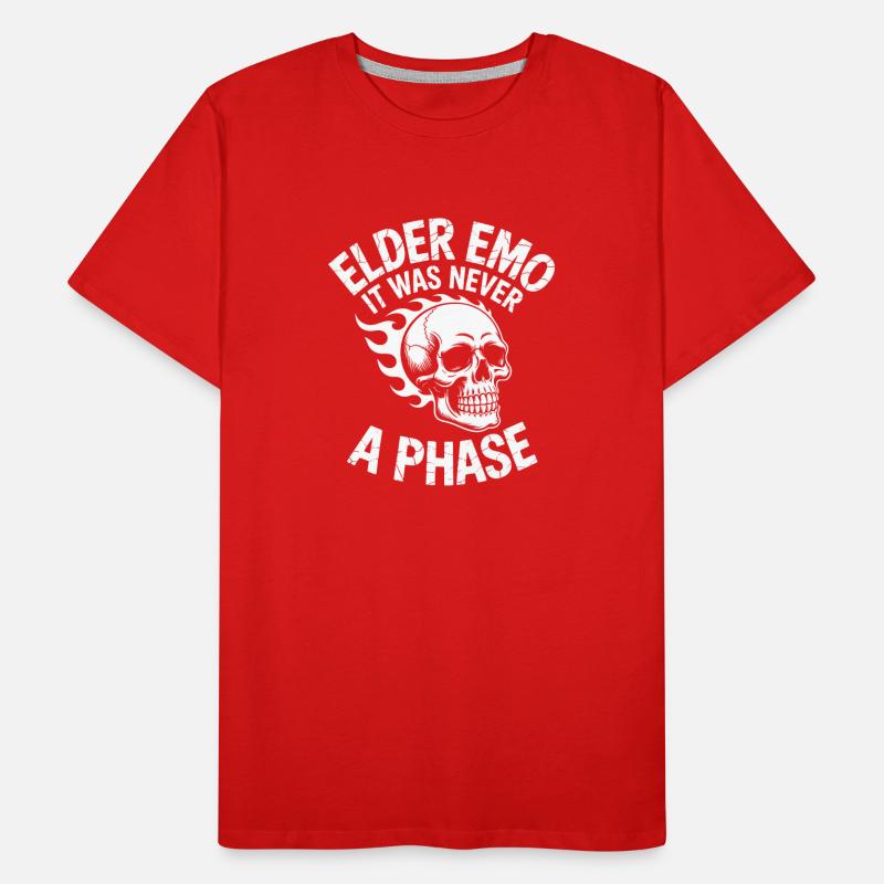 Elder Emo: It Was Never a Phase Men's Premium Organic T-Shirt