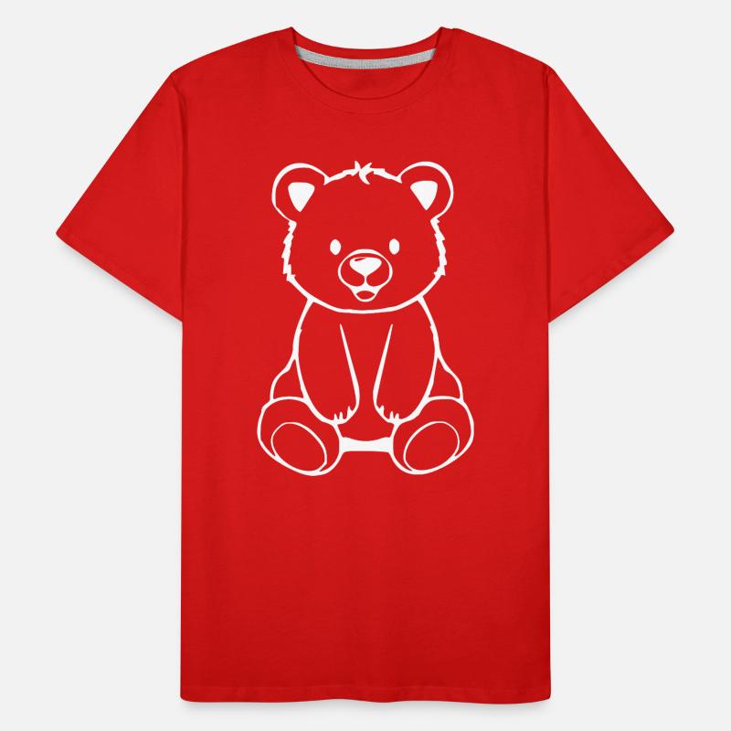 Bär Bärchen Männer Premium Bio T-Shirt