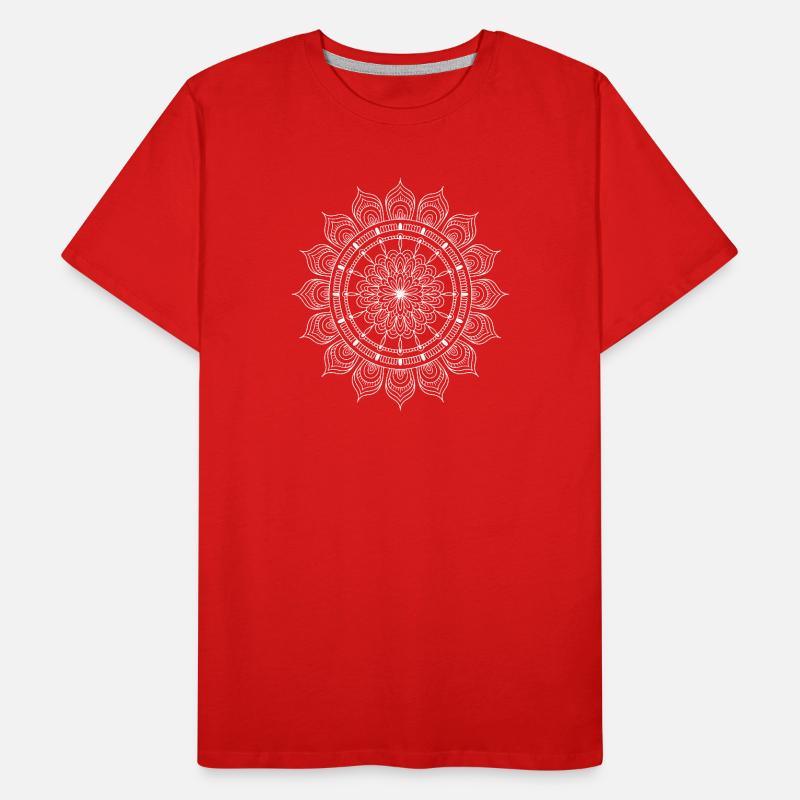 Mandala Männer Premium Bio T-Shirt