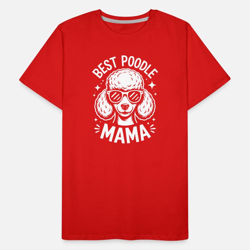 Paroles de caniche Caniche Cadeau drôle de caniche T-shirt bio Premium Homme